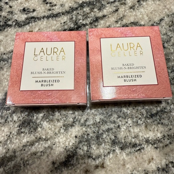 2 NWT Laura Geller Baked Blush-Brighten in Everlasting Rose. - Picture 1 of 13